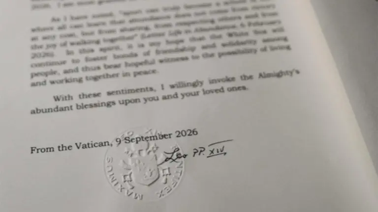 El Papa León XIV envió una carta a los Medias Blancas, en la que hace referencia el fomento de lazos de amistad a través del deporte.
