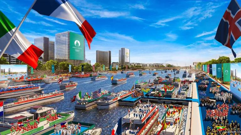 El 26 de julio de 2024, dentro de exactamente un año, miles de atletas desfilarán en barcos en el Sena.