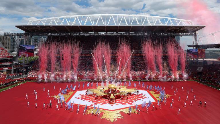 Canadá celebra su ceremonia de apertura.
