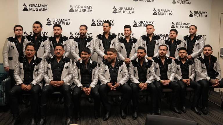 Banda El Recodo en el Museo del Grammy.