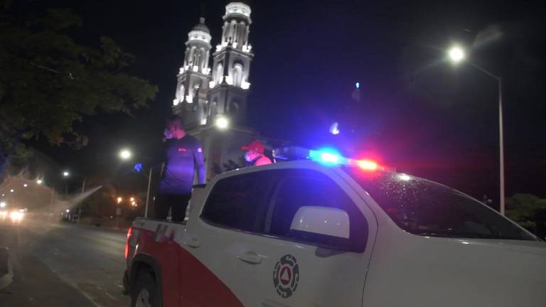 Desinfecta Gobierno de Culiacán espacios públicos.