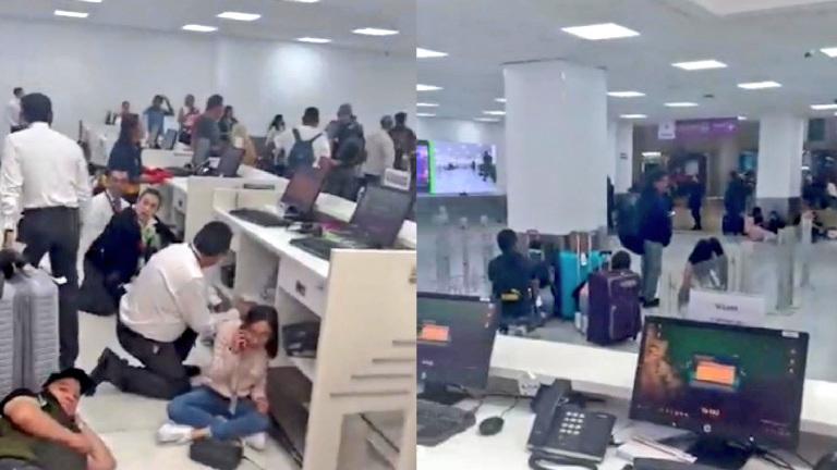 La balacera causó pánico en los viajeros y empleados que se encontraban cerca de los accesos de la Terminal 1.