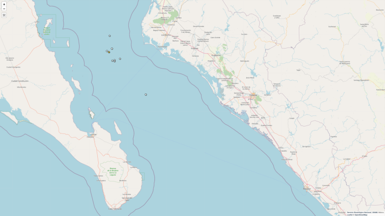 Apenas ayer jueves, se registraron otros dos movimientos en las costas de Ahome, ambos de 4.1 grados Richter, a 100 y 115 kilómetros de las costas, por lo que suman nueve en total, en lo que va del mes.
