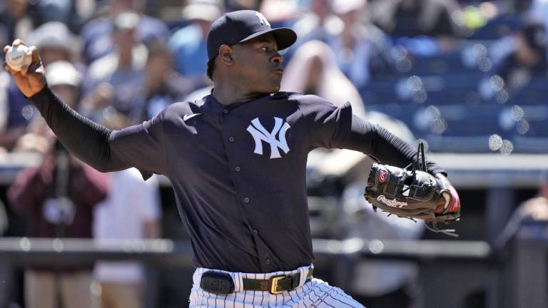 Luis Severino sigue con su rehabilitación.