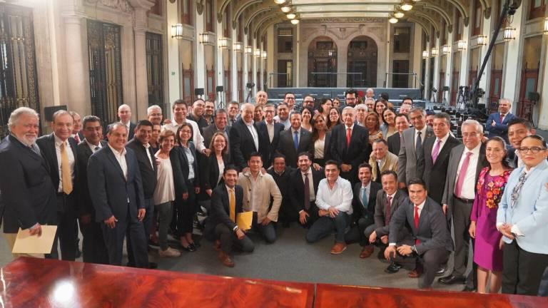 Gobernadores de la 4T reiteran lealtad a proyecto de AMLO y Sheinbaum