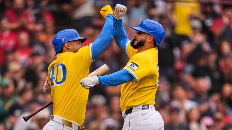 Wilyer Abreu se fue para la calle en par de ocasiones para los Medias Rojas.