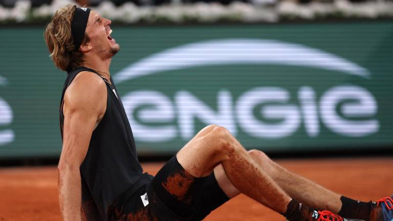 Alexander Zverev no se ha podido recuperar de una lesión en el tobillo que sufrió en el pasado Roland Garros.