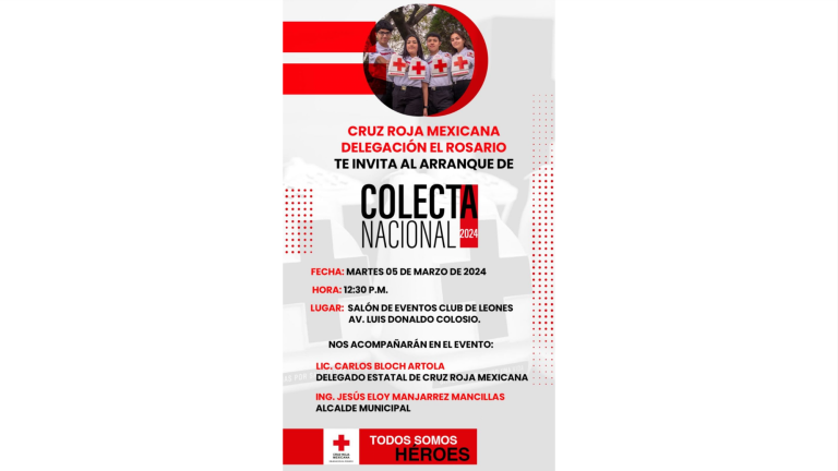 Este martes iniciará la colecta de la Cruz Roja en Rosario.