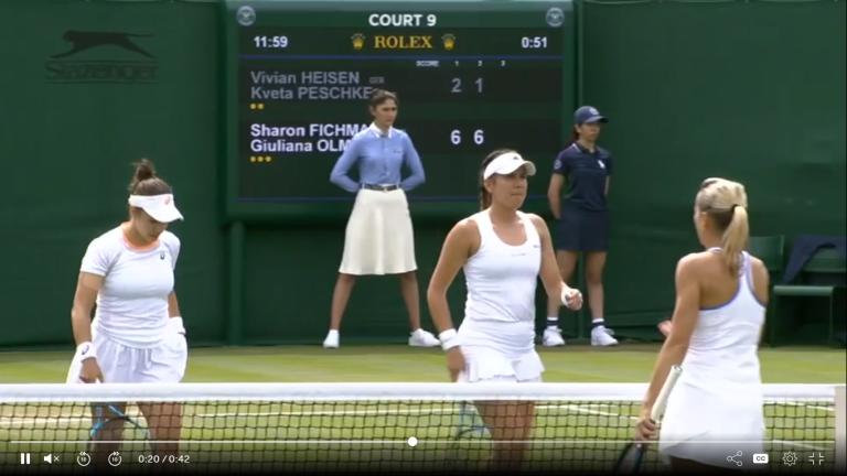 $!Giuliana Olmos avanza por la vía fácil a la tercera ronda de Wimbledon