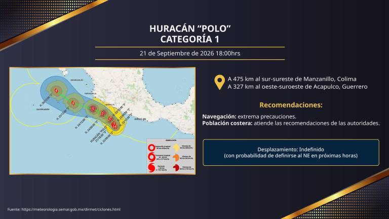 Autoridades piden a la población mantenerse atentos a los avisos oficiales.