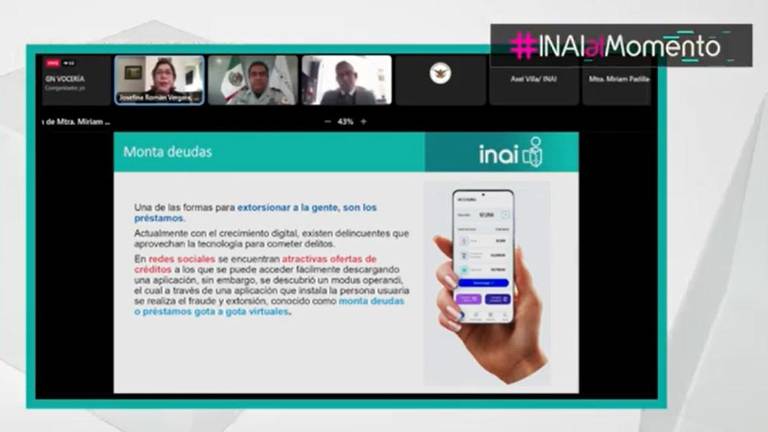 La INAI subrayó que el Aviso de Privacidad permite identificar el tratamiento que recibirán los datos personales que se están recabando.