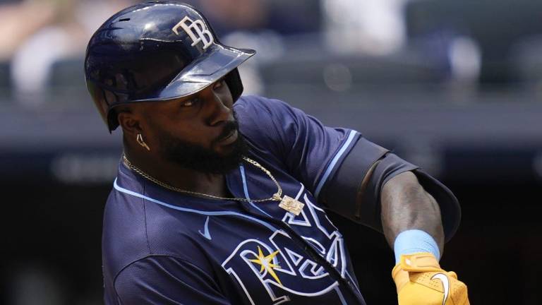 Randy Arozarena pega jonrón por segundo día consecutivo.