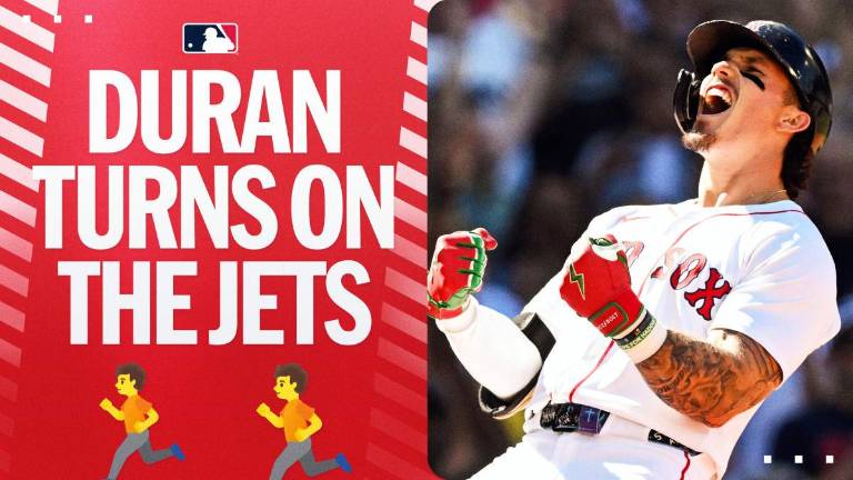 Jarren Durán produce tres con jonrón.