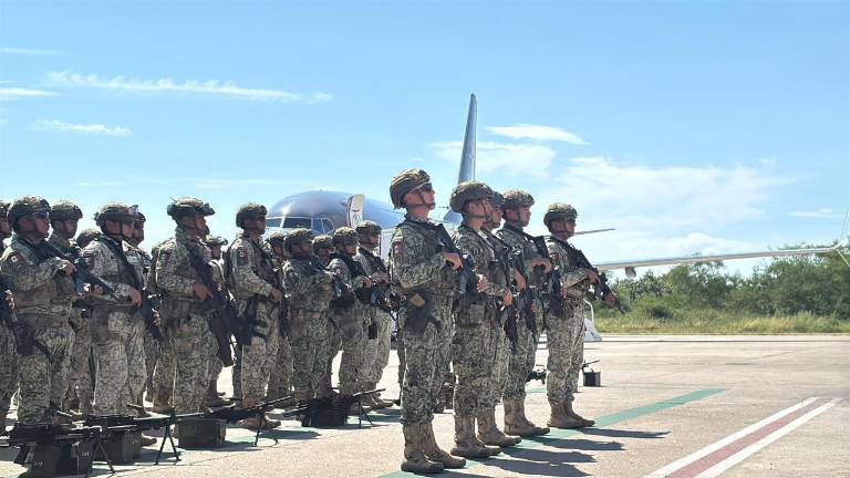 100 elementos de Fuerzas Especiales arribaron este domingo como parte de un refuerzo de la Secretaría de la Defensa Nacional para las operaciones de seguridad en el municipio.