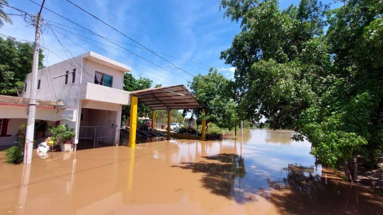 Advierten en Guasave posible riesgo por creciente del Río Sinaloa