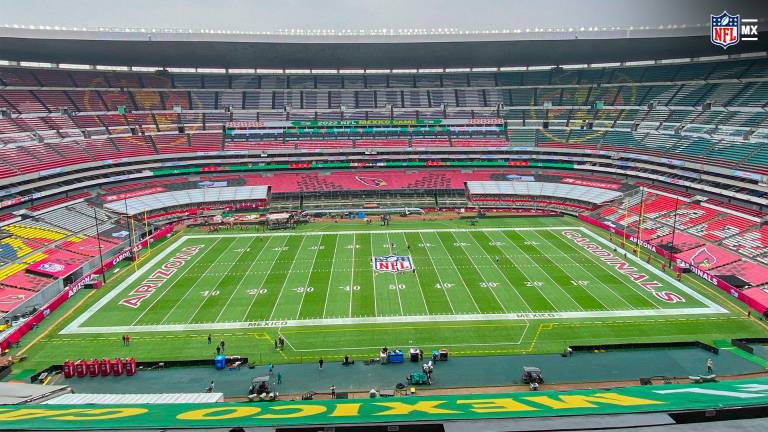 El Estadio Azteca albergó en noviembre pasado el juego entre Cardinals y 49ers.
