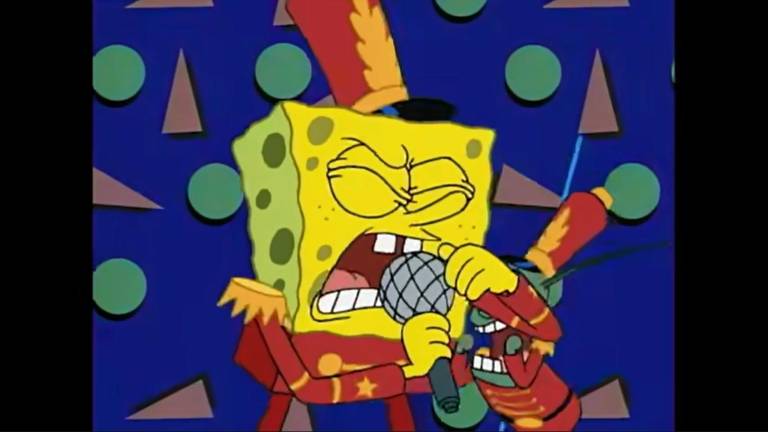 Bob Esponja en “Sweet victory”.