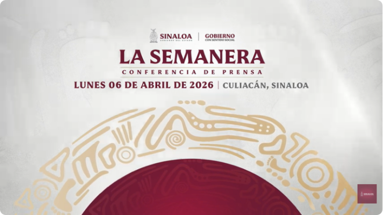 Conferencia del Gobernador de Sinaloa Rubén Rocha Moya.