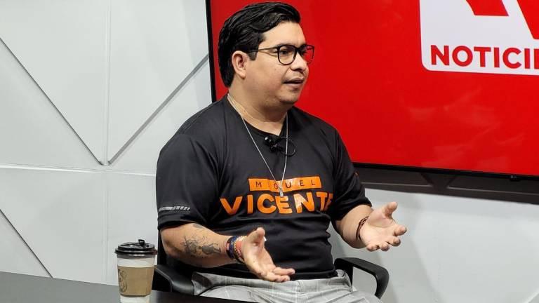 Que se disminuya la violencia a través de la paz es la propuesta de seguridad de MC, señala Miguel Vicente