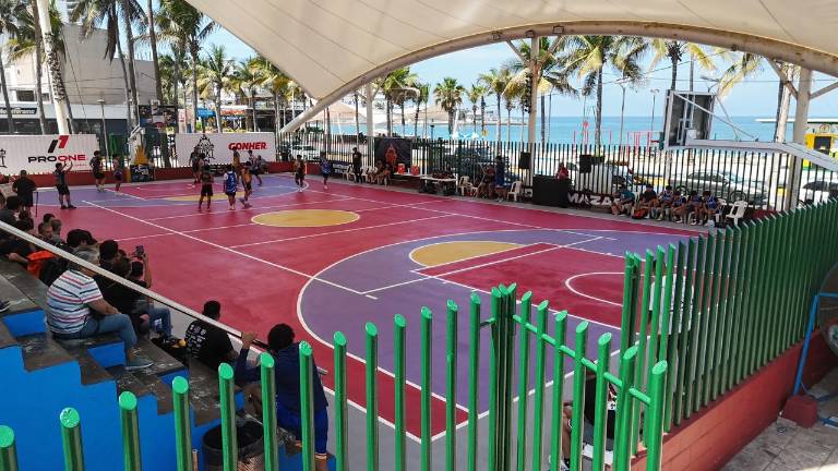 Se realizó el embellecimiento profundo tanto en la plancha de juego como en la reja perimetral.
