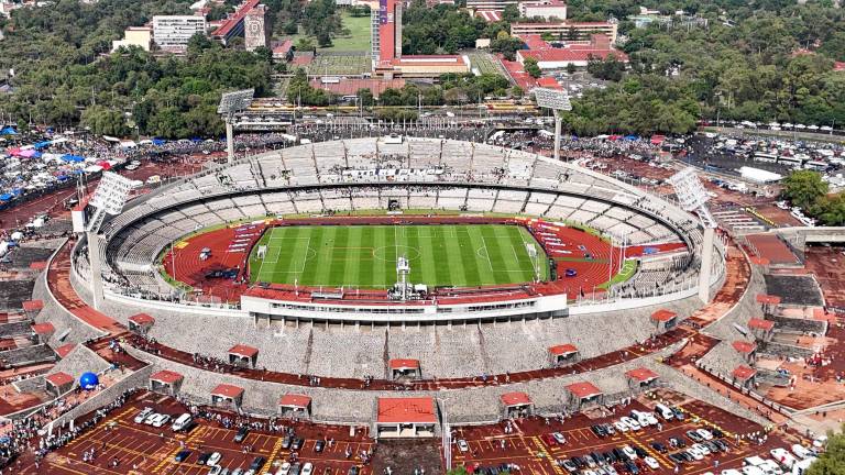 El estadio de CU.