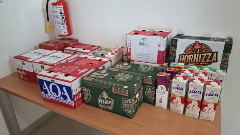 La Coparmex Mazatlán se ha sumado a la campaña del Banco de Alimentos para recaudar leche para llevar a familiar en situación vulnerable.