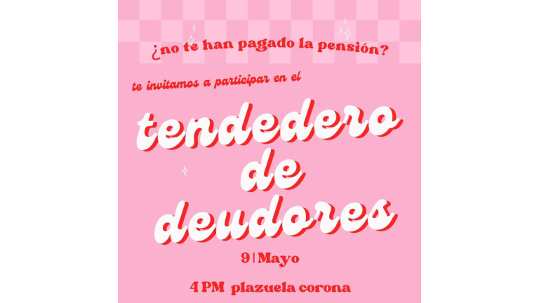 El tendedero de ‘deudores alimentarios’ estará en la Plazuela Ramón Corona, este 9 de mayo.