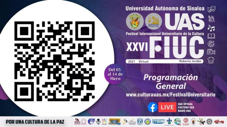 Del 5 al 14 de mayo, la UAS llevará a cabo el XXVI Festival Internacional Universitario de la Cultura