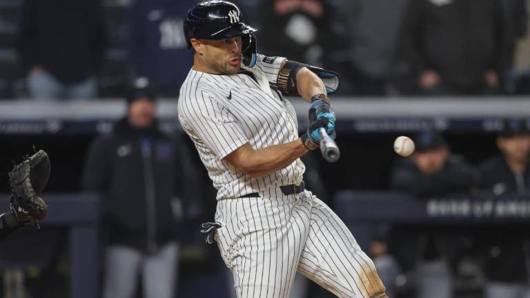 Giancarlo Stanton emergió como figura principal de los Yanquis.