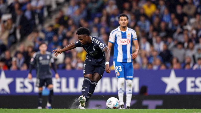 Vinícius aumió el protagonismo de los merengues.