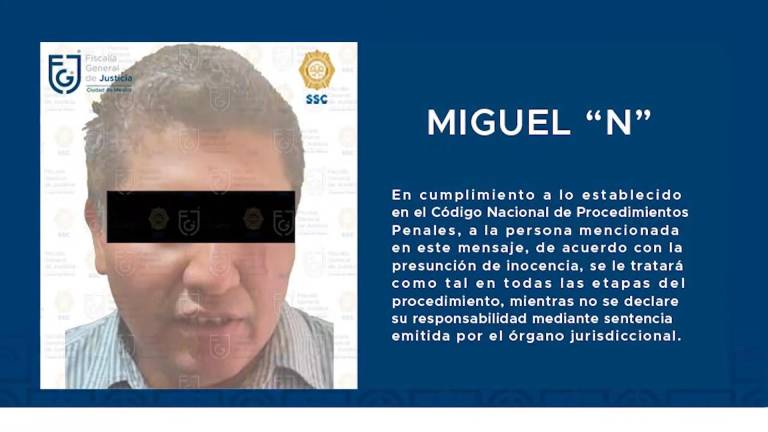 A Miguel “N”, presunto feminicida serial de Iztacalco, se le relacionó con siete casos.