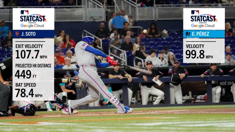 Juan Soto, baja de última hora por fiebre en Miami.