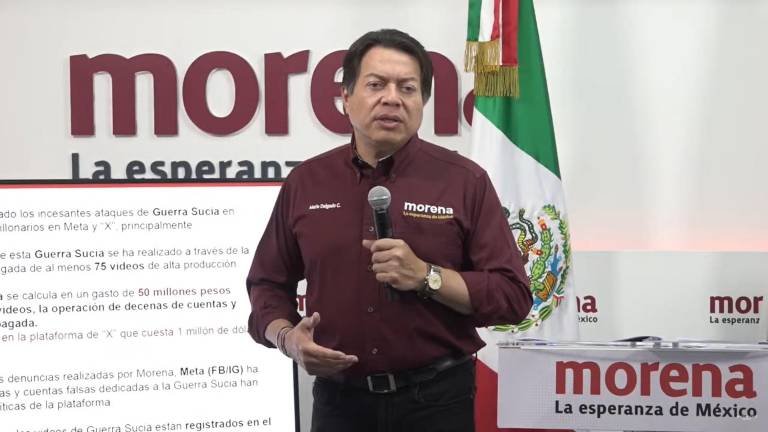 Mario Delgado informó que presentó una queja ante el INE contra el PAN y el PRI por “guerra sucia” en sus spots en contra del partido.