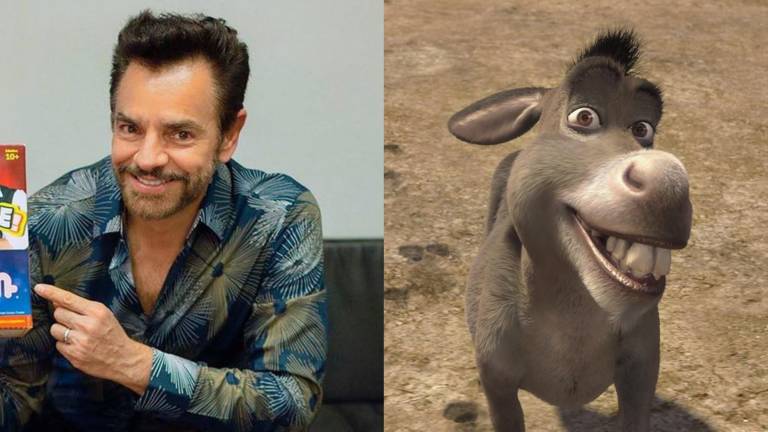 Eugenio Derbez protagoniza inesperado reencuentro con el “Burro” de “Sherk”.