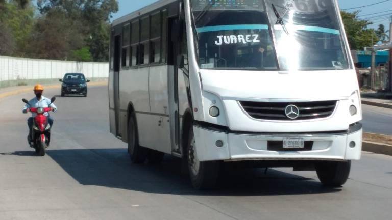 Suspenden en su totalidad el servicio de camiones urbanos en Mazatlán tras paso de ‘Nora’