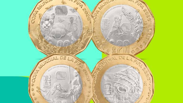 Son 12 monedas conmemorativas.