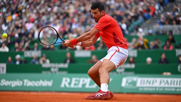 Novak Djokovic arrancó con fuerza en el Masters 1.000 de Montecarlo.