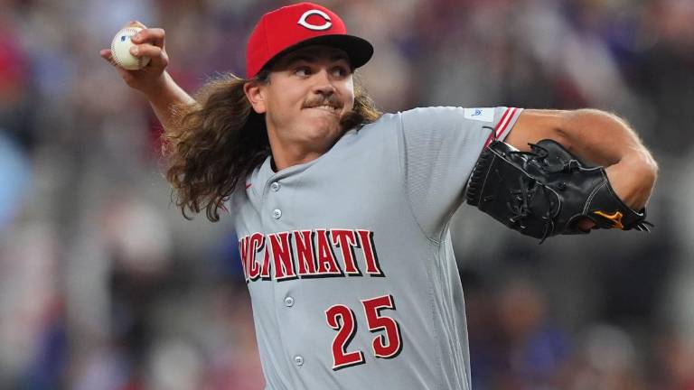 Rhett Lowder estuvo en plan efectivo para los Rojos de Cincinnati.