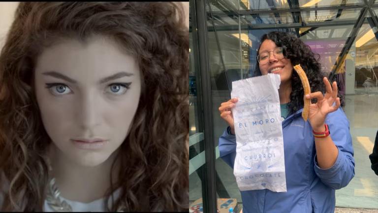La cantante Lorde regala churros a fans que esperaban para su concierto en Ciudad de México.