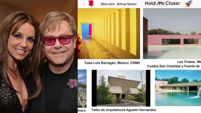Con locaciones en México Elton John y Britney Spears estrenan el video de ‘Hold me closer’.