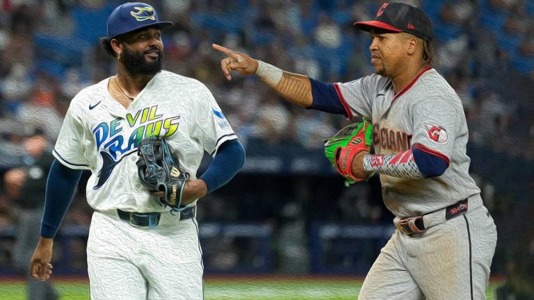 Junior Caminero y José Ramírez, amigos y rivales para la Serie de Campeonato de la Liga Americana.