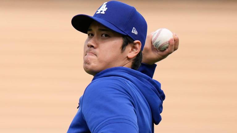 Shohei Ohtani continúa con su rehabilitación como lanzador.