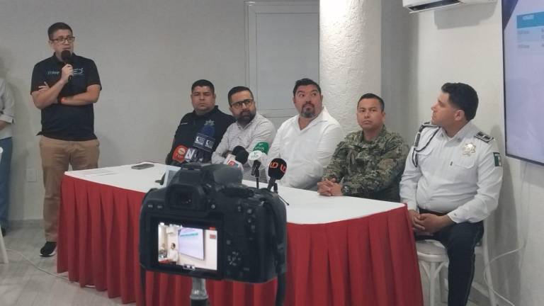 Conferencia para informar sobre el cierre de vialidades por el Gran Maratón Pacífico que vivirá Mazatlán el fin de semana.