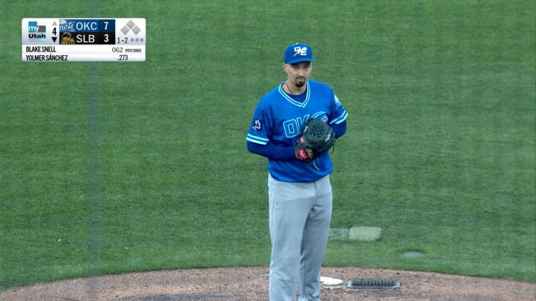 Blake Snell volvería la próxima semana.