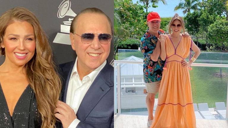 Tommy Mottola y Thalia celebran 21 años de matrimonio y recuerdan su lujosa boda en Nueva York.