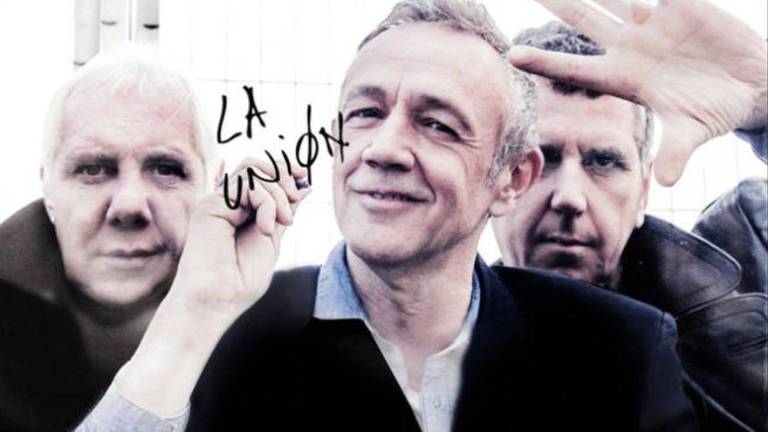 La Unión, antes de la salida de Rafa Sánchez. A la izquierda, Mario Martínez.