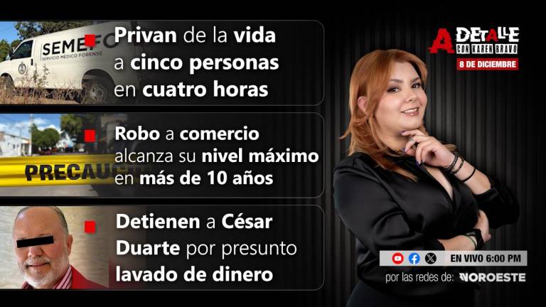 Ponte al día con las noticias que importan en Sinaloa.