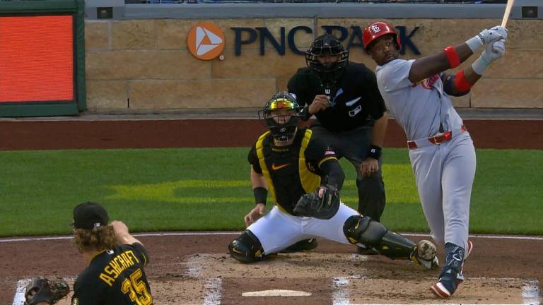 Jordan Walker remolcó tres carreras por los Cardenales de San Luis.