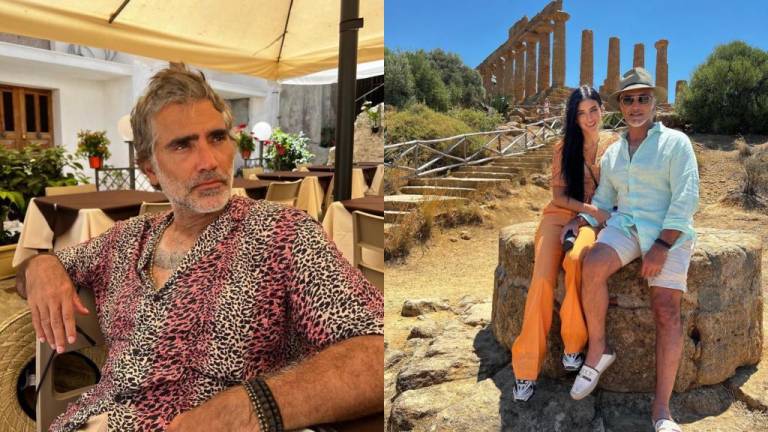 Alejandro Fernández y Karla Laveaga presumen de su amor en Italia
