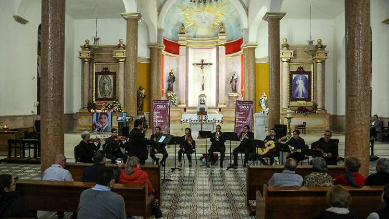 El concierto se llevó a cabo en el Templo de San Francisco de Asís, en Navolato.